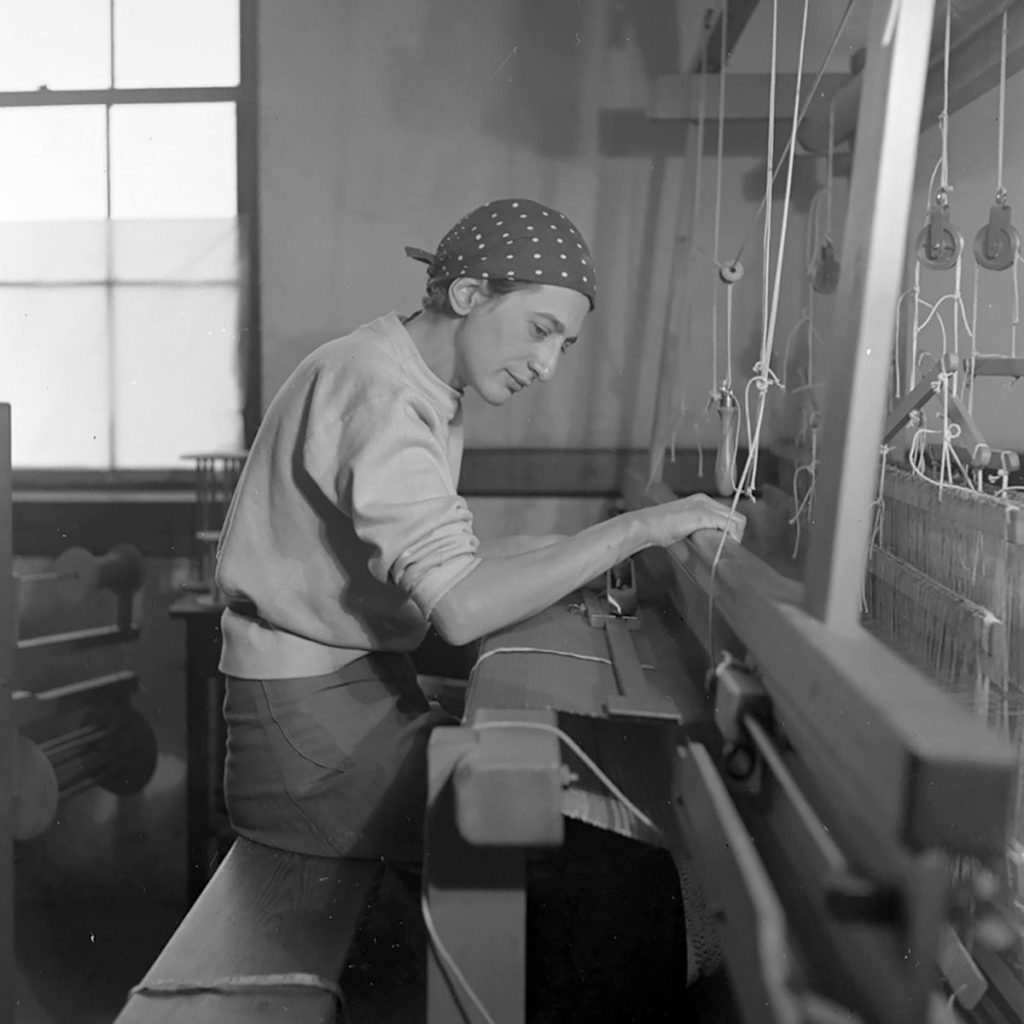 Anni Albers at the Loom