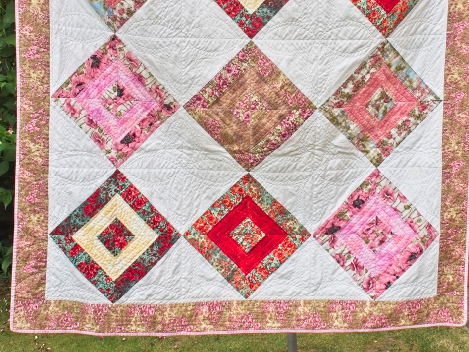 A quilt by School of Stitched Textiles graduate, Karen Foley