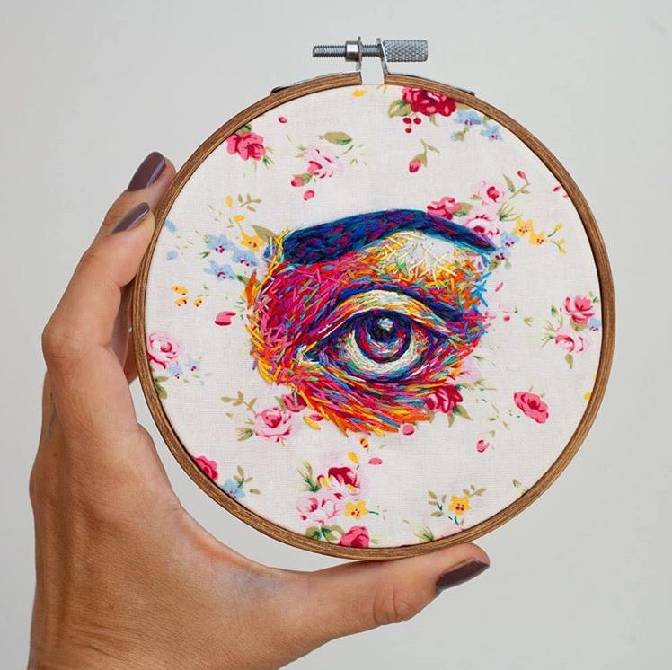 Danielle Clough embroidery art