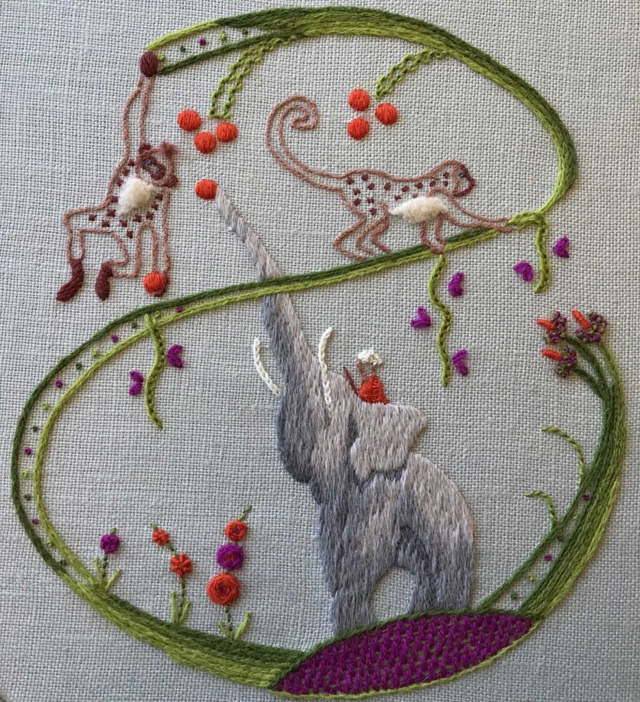 Sara Dennis hand embroidery