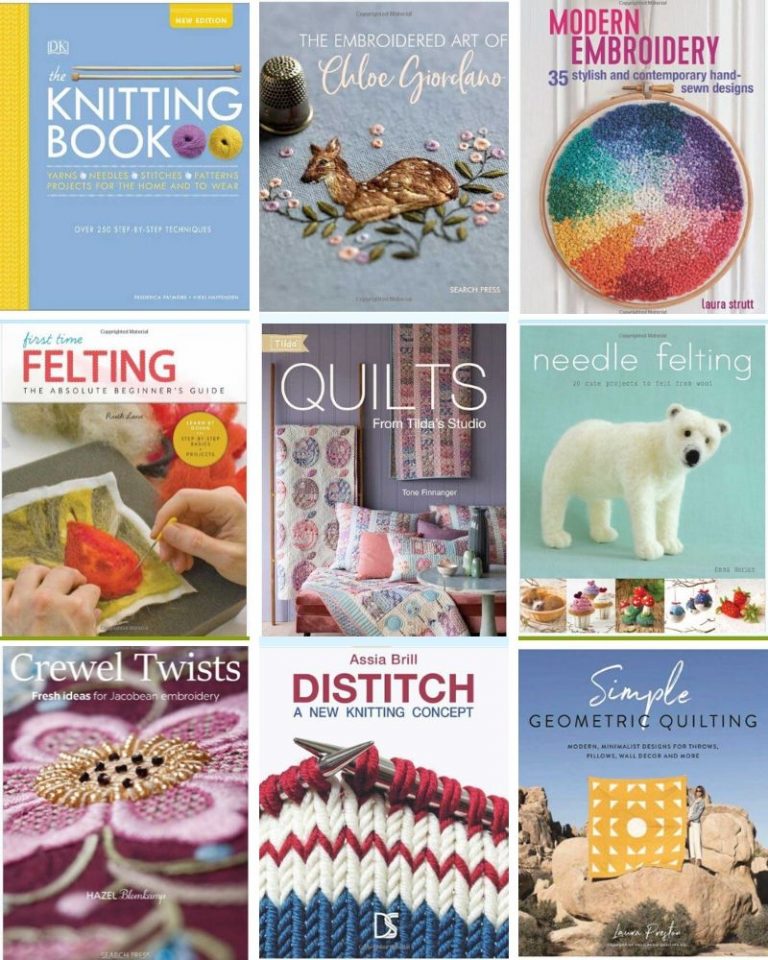 Textiles Craft books released at the end of 2019