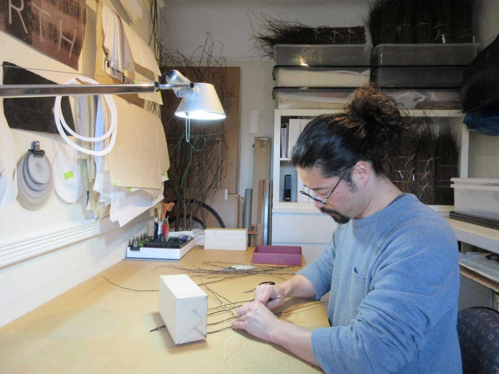 Kazuhito Takadoi working on KADO (Angel)