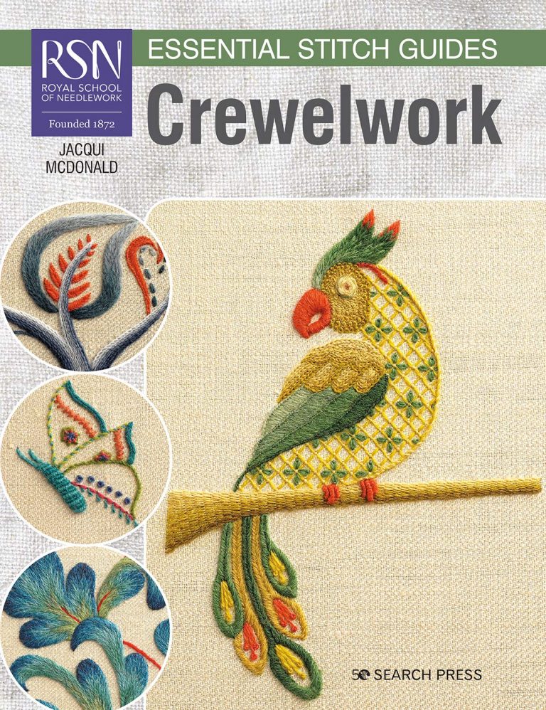 RSN Crewelwork a book recommended by School of Stitched Textiles