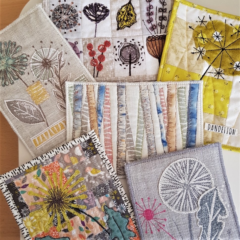 Textiles work by Lynda Scoulding