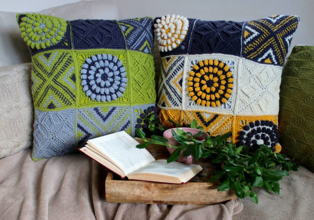 Crocheted Cushions by Anna Nikipirowicz