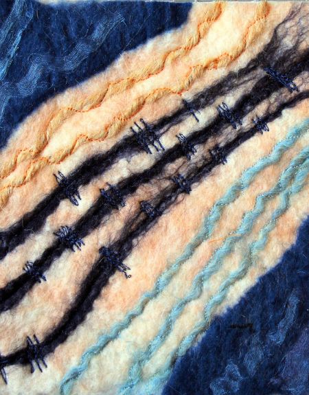 Felt course 3 at the School of Stitched Textiles