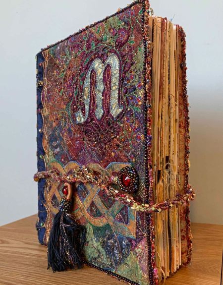 Machine Embroidery course 3 at the School of Stitched Textiles