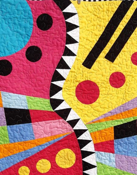 Patchwork and Quilting course 4 at the School of Stitched Textiles