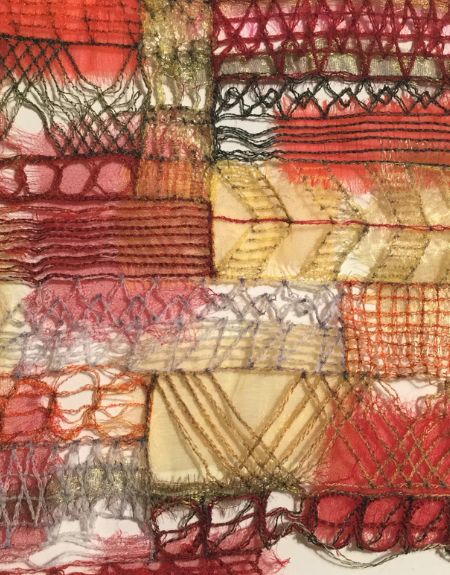 Textiles course 3 at the School of Stitched Textiles