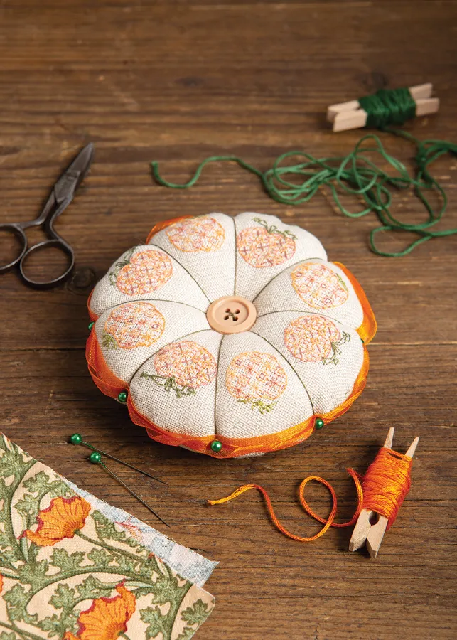 Cross Stitch pumkin patch by Melanie Couffe