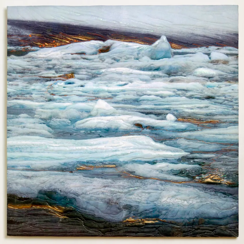 The Artic poles by Sandra Meech, inspired by the artic ocean