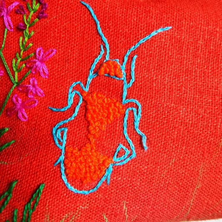 Delphine Delanlande's hand embroidery course work