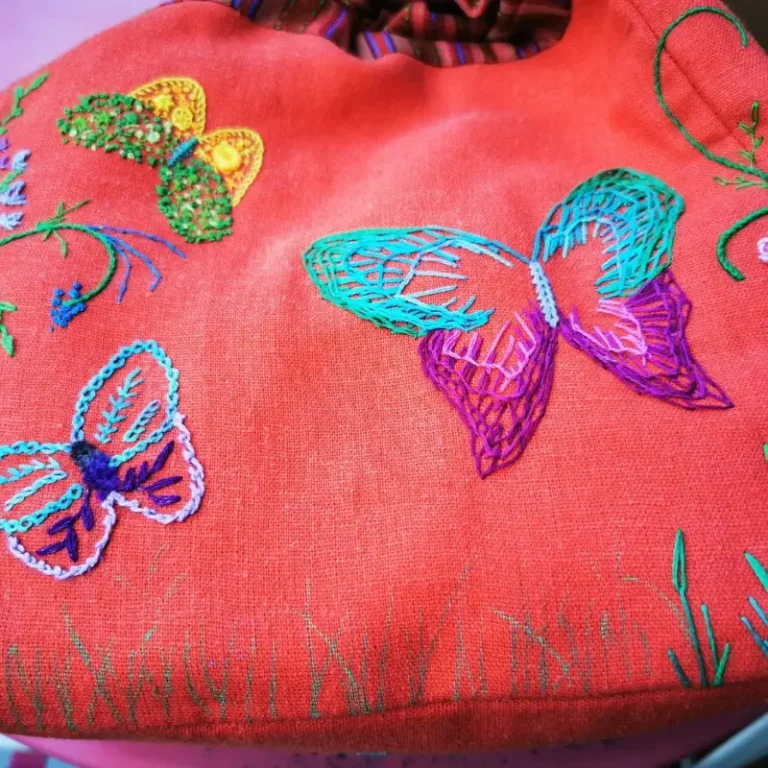 Delphine Delanlande's hand embroidery course work