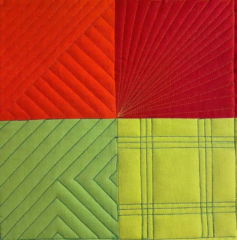 Patchwork and Quilting work by student Daniela McDonach