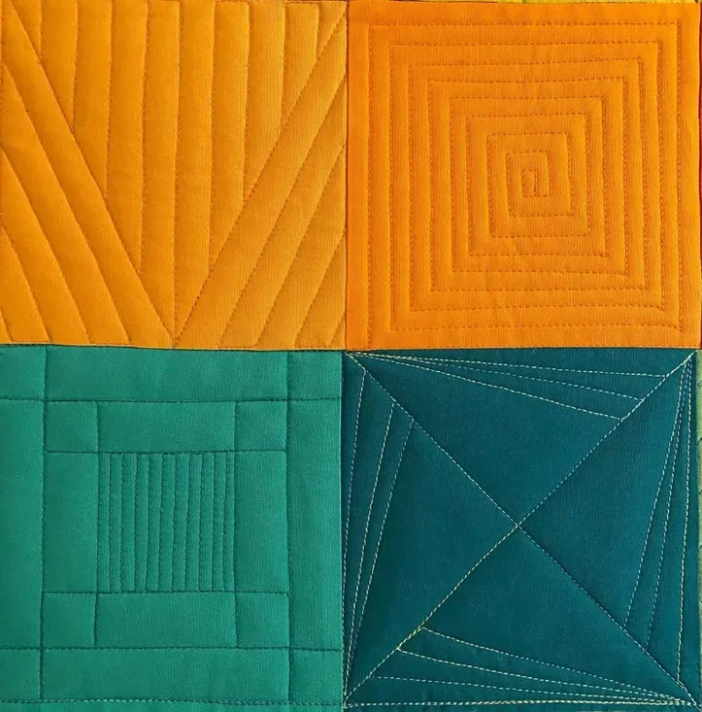 Patchwork and Quilting work by student Daniela McDonach