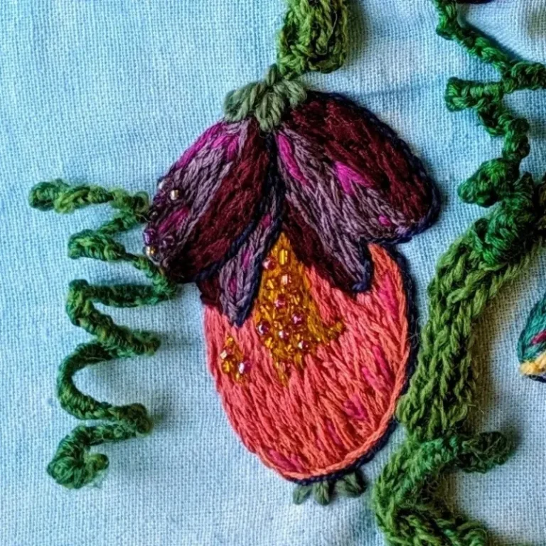 Hand Embroidery course work by Louise Kidd