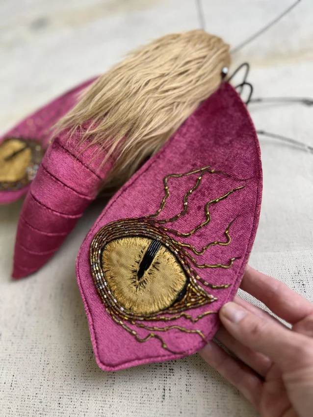 Dragon Eye Moth by Larysa Bernhardt