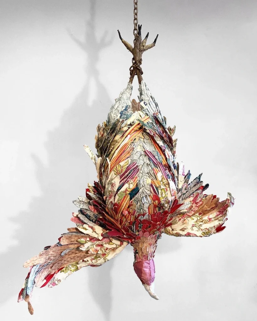 Tamara Kostianovsky's textile artwork advocated for animal's rights.