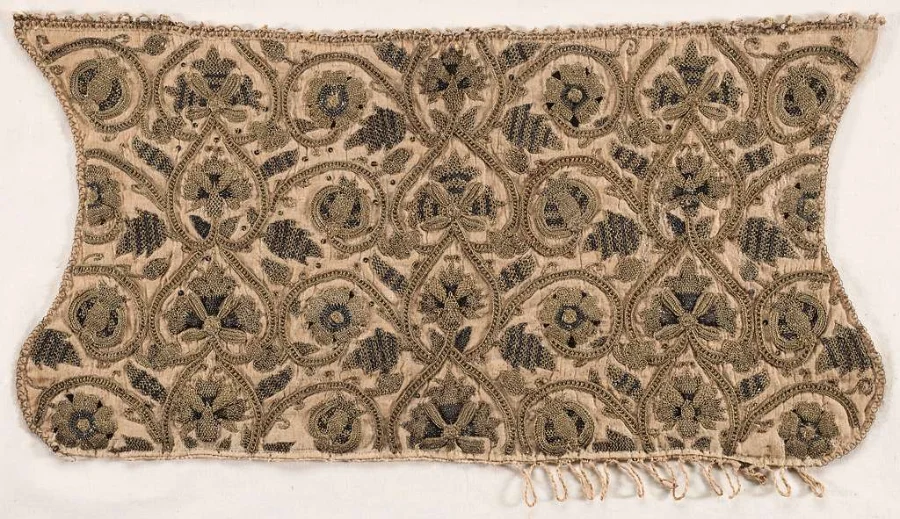 Late 16th Century period embroidery from the Cleveland Museum of Art