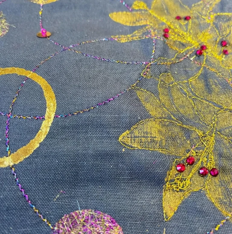 Machine Embroidery course work by Kerry Kernan - @one_stitch_or_another