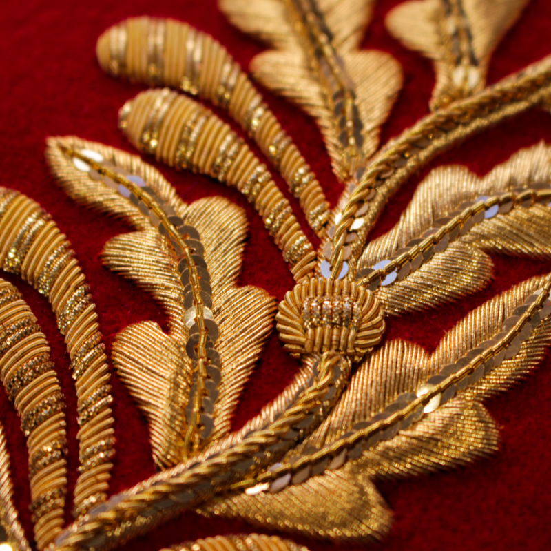 Ceremonial Goldwork Online Course at Hand and Lock provided by Lucy Martin