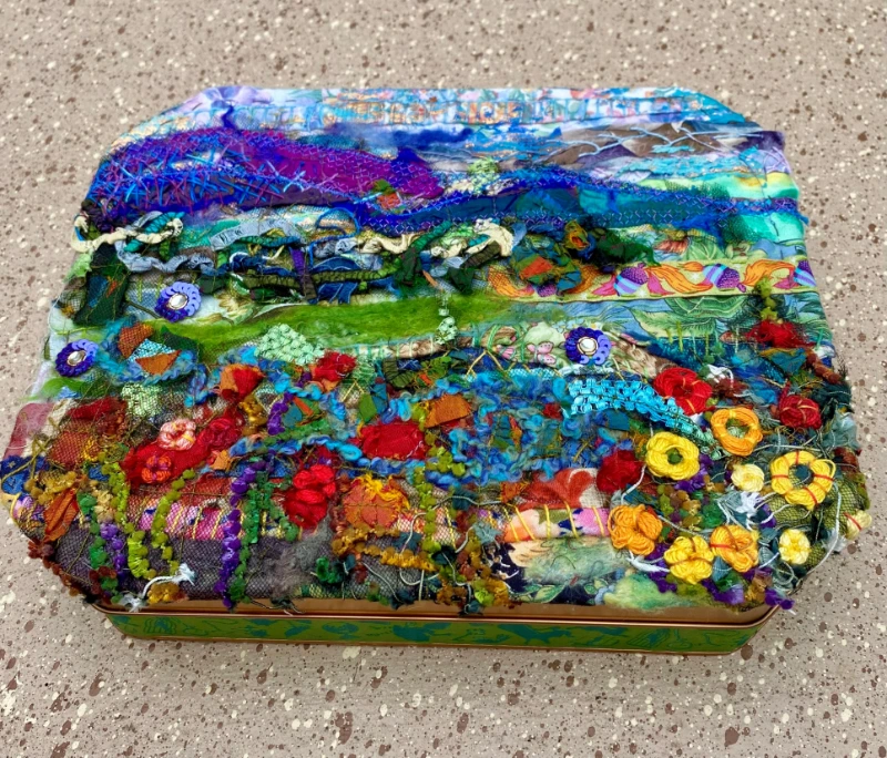 Textile artwork by Lorraine Benjamin