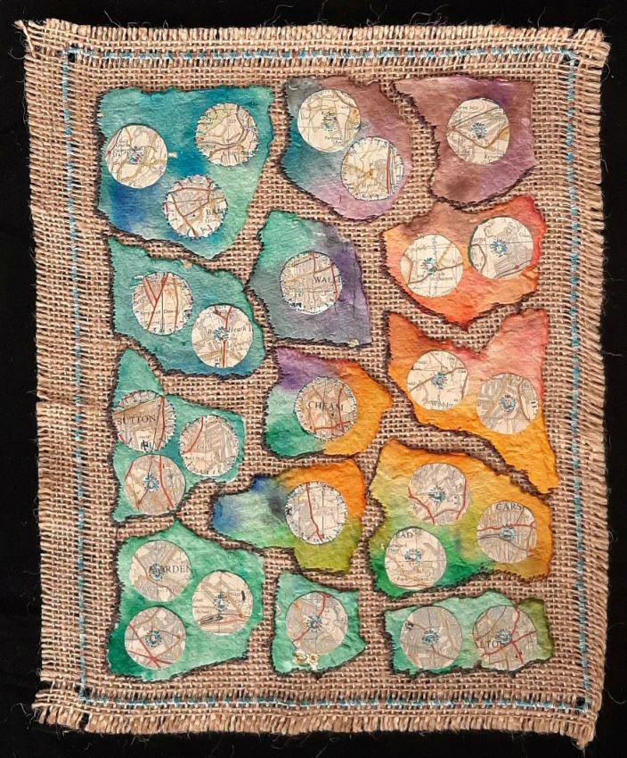 Machine Embroidery Work by Nienke Eernisse