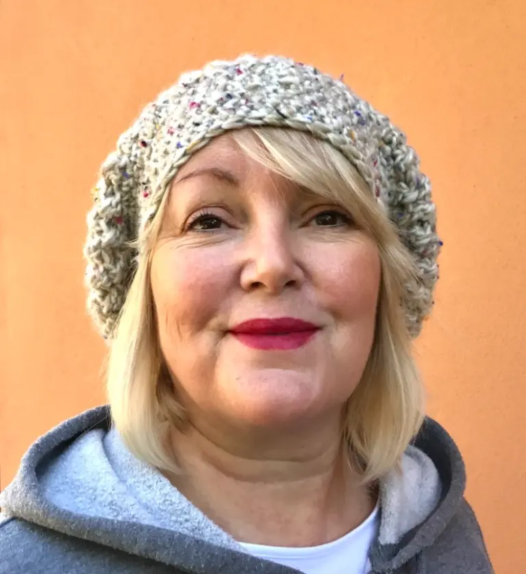 Tracy Culley crochet graduate