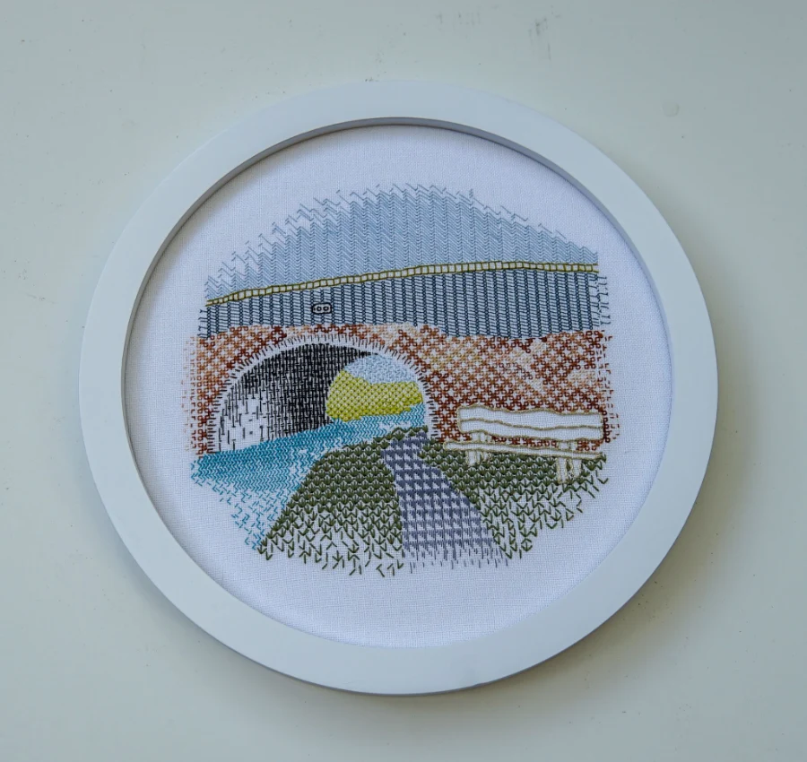 A hand embroidery project by Laurel Roberts