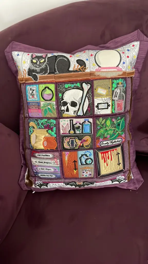 Machine Embroidery work by bursary finalist Sally Mallinson