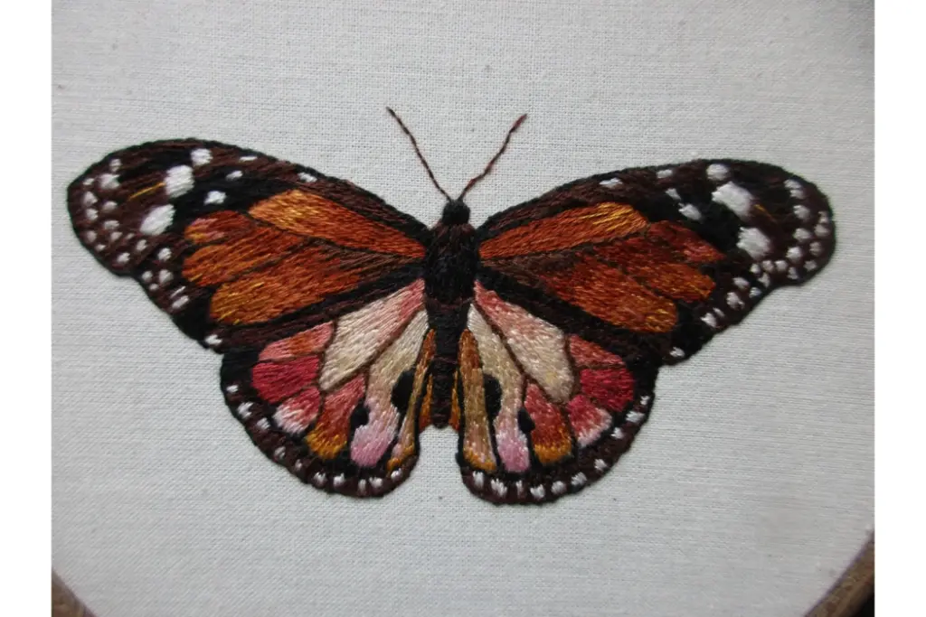 Embroidery Artwork by bursary finalist Rachel Ball
