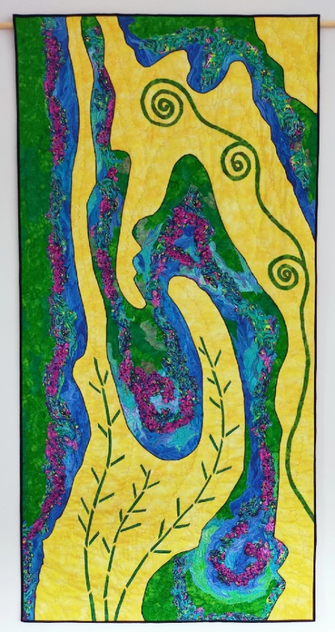 Yellow quilt by Do Adams