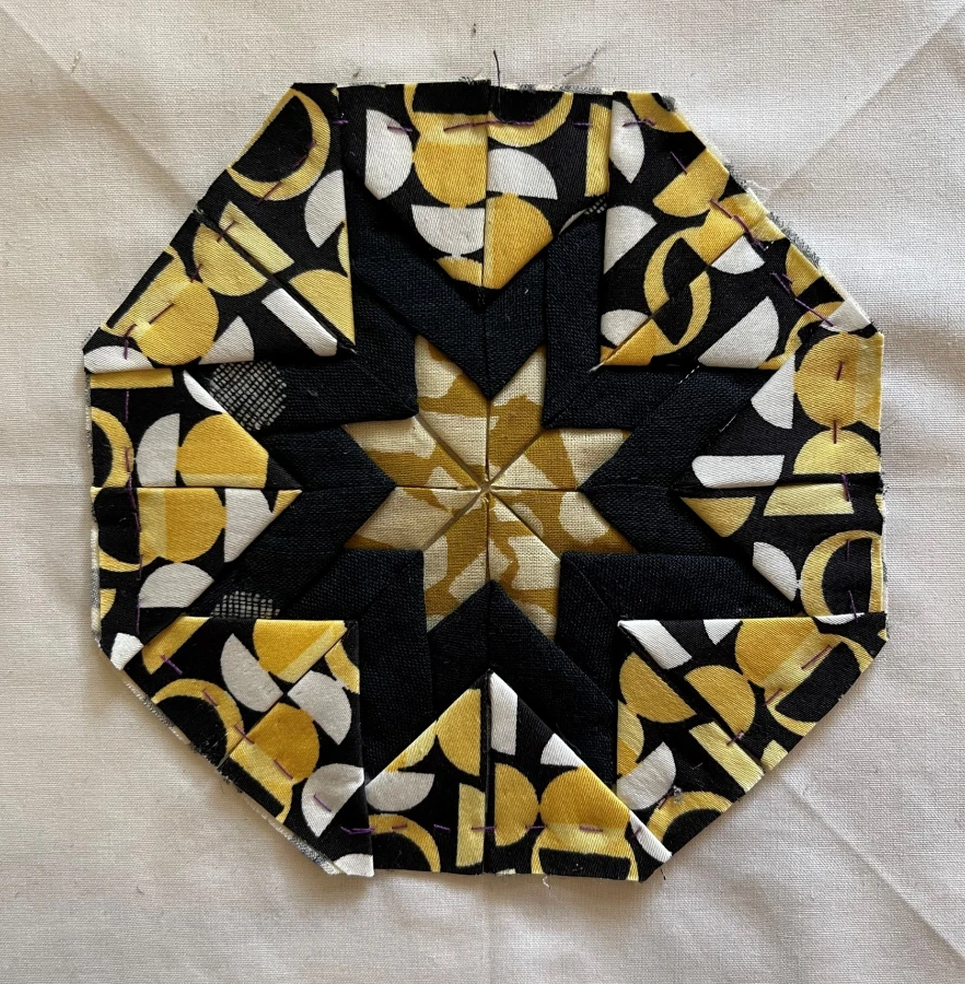 example of student creative patchwork