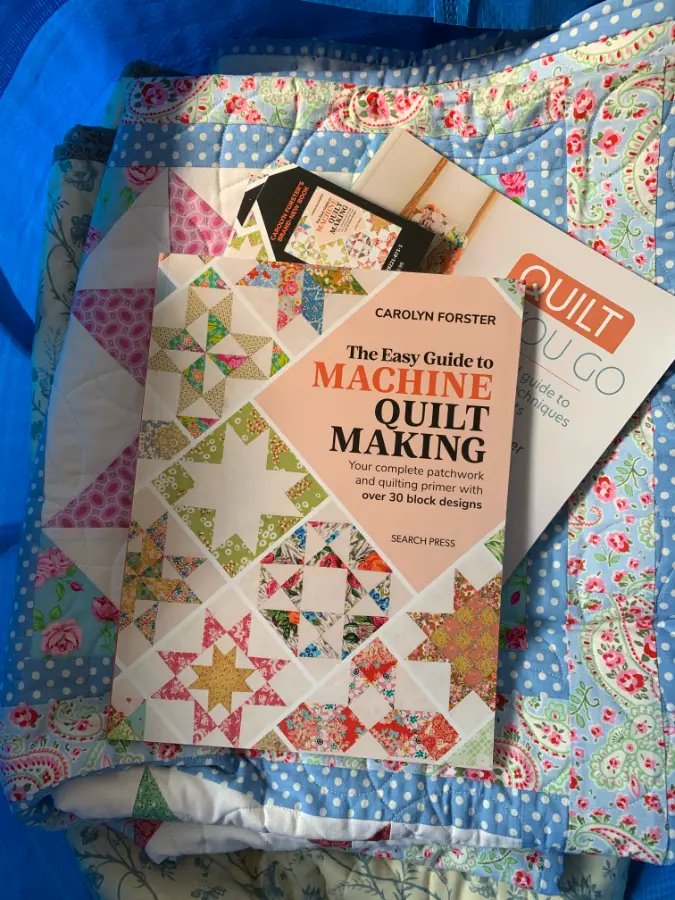 the easy guide to machine quilt making book by carolyn forster