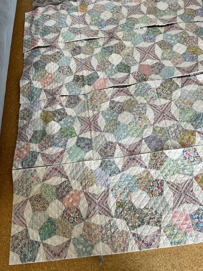 an example of scrap quilting