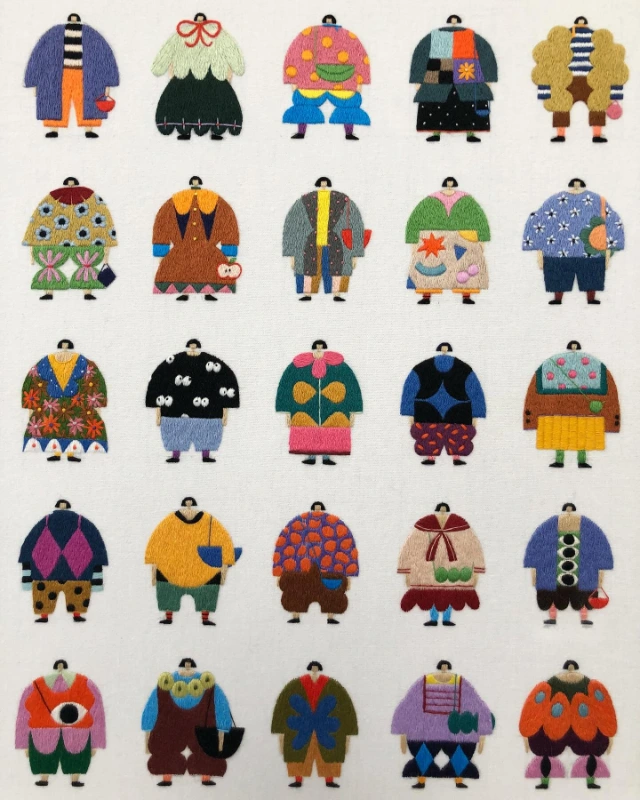 Irene Saputra. Embroidery work that proves she is transforming textile art