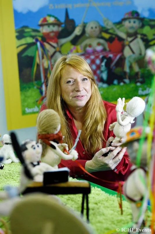 Sarah Simi with some of her Nudinits