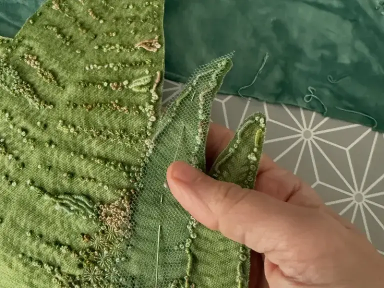 Master practitioner course work by embroidery student, Emma Morris