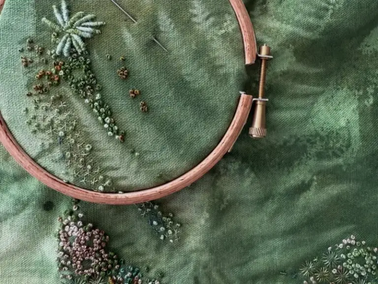Master practitioner course work by embroidery student, Emma Morris