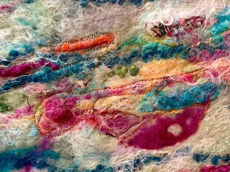 Wendy Sellers swapped glassblowing with felt making to find a new creative voice