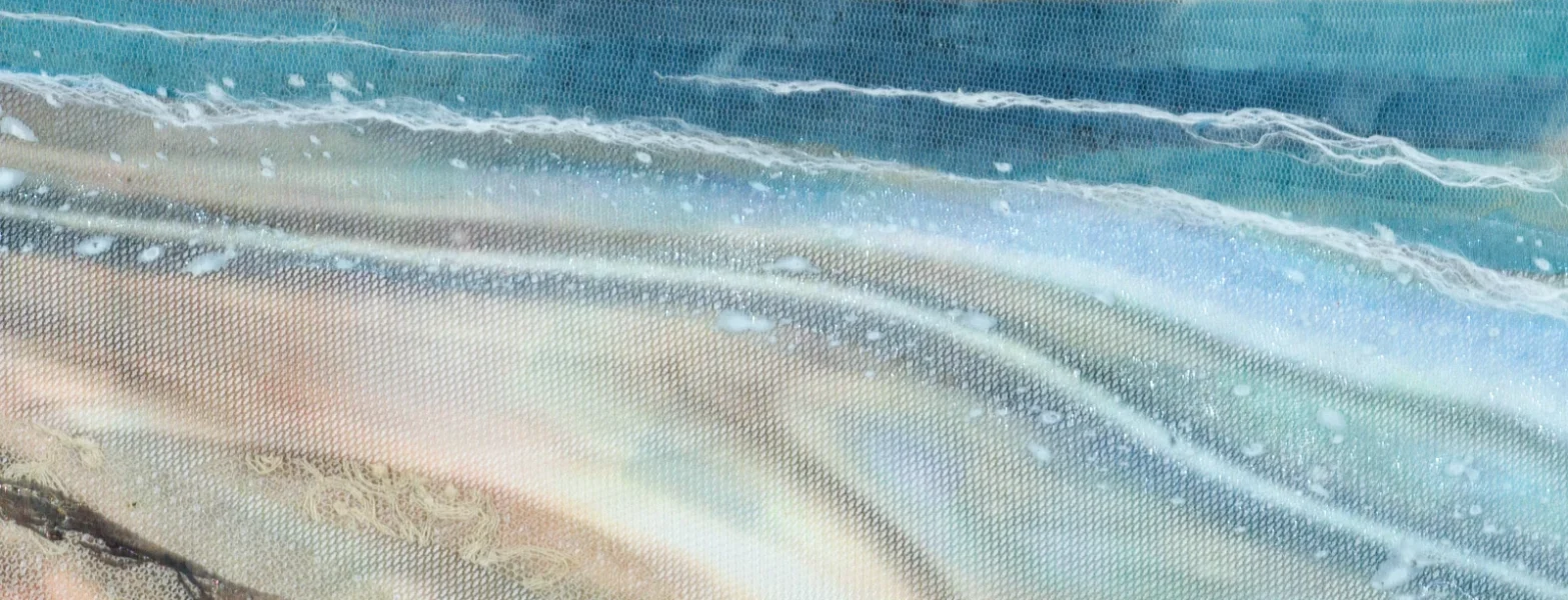 Ocean Dance by Textile Artist Alison Whateley