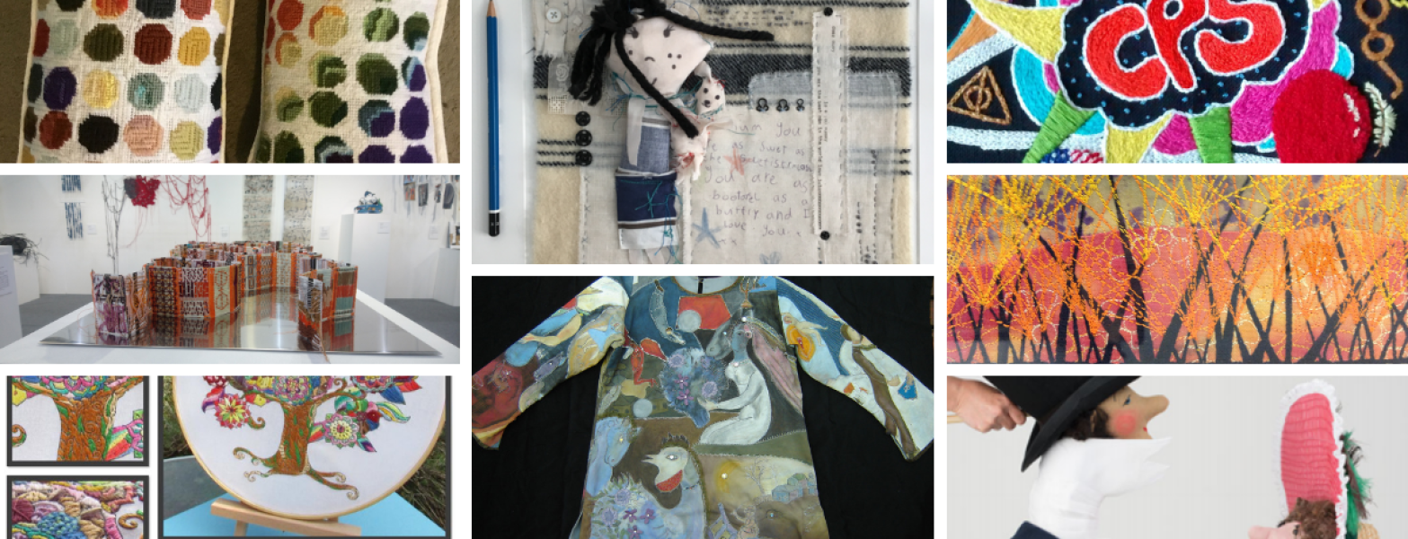 Finalists of the October 2018 Creative Bursary Scheme at School of Stitched Textiles